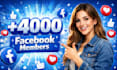 expand your 500 facebook members