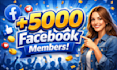 expand your 5,000 facebook members