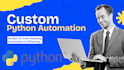 build a python script to automate your tasks or clean data
