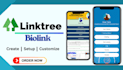 setup linktree bio link landing page for your social media