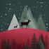 draw a beautiful illustrated christmas card