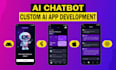 develop ai integrated mobile app website saas llm ai chatbot ai agent