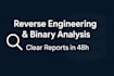 do reverse engineering and  binary analysis