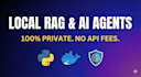 build local rag ai agents and transcription pipelines using python
