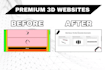 create a premium 3d website