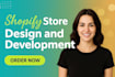 build shopify store or shopify website redesign