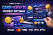 setup fiat to crypto payment on your website