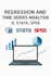 do regression and time series data analysis using r spss stata