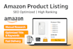 seo optimization for amazon products for more sales