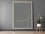 design printable minimal abstract wall art or line art