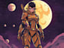 sci fi character illustration or sci fi character