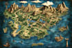 fantasy map design map illustration fantasy map