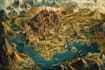map illustration fantasy map design