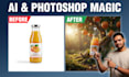 create professional ai product photos for ecommerce with photoshop editing