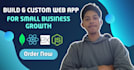 create a simple web app to manage sales and expenses