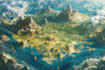 fantasy map design map illustration fantasy map