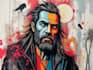 do illustration expressionism art, graffity wall art