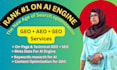 generative engine optimization geo, aeo, seo for google chatgpt rank