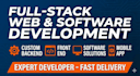 do ai software development, full stack website backend, front end web developer