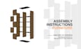 clear assembly instructions for furniture products