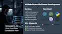 develop fullstack ai website, ai software, ai chatbot and ai apps