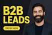 collect data, linkedin leads, b2b lead gen manually