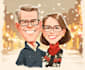 draw christmas cartoon caricature