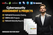 create cybersecurity project, fyp, cyber security lab with report