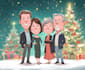 draw christmas cartoon caricature