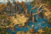 fantasy map design map illustration fantasy map