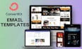 design mailerlite newsletter and brevo email template that converts