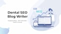 cover SEO dental blog writing for clinics