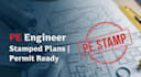 deliver pe engineer stamped architectural and site plan floor plans pe stamped