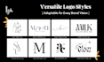 design a minimal, modern, and timeless logo for your brand