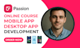build passion io passion app online course website online course app mobile app