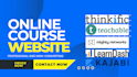 setup thinkific website, kajabi website teachable elearning, podia canvas lms