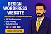 design a fast responsive and SEO friendly wordpress website