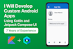 develop android applications using jetpack compose UI