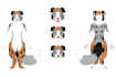 draw unique furry ref sheet, fursona, oc anthro vtuber illustration nsfw sfw art