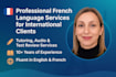 assist you with french language