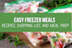 deliver a 5 day freezer meal plan