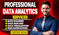 do statistical data analysis in python, r, excel, spss and visualization