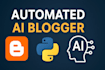 build a python ai bot that auto post blogger