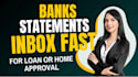 reconcile bank statement PDF to editable format