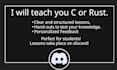 teach you c or rust