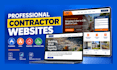 design a professional plumbing, hvac, roofing or contractor website