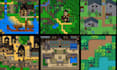 do pixel art tileset sprite sheet asset game art character tile map background