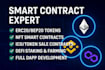 create custom erc20, erc721, and nft smart contracts
