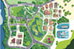 design vector maps, event maps, fantasy festival maps