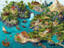 illustrate fantasy map and city map illustration